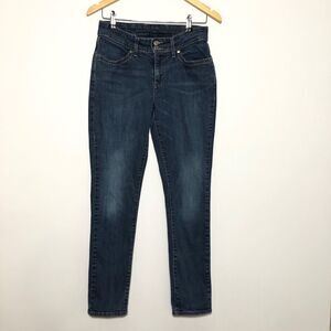 LEVI’S Jeans Womens 8 Blue 529 Curvy Skinny Leg Double Button No Gap